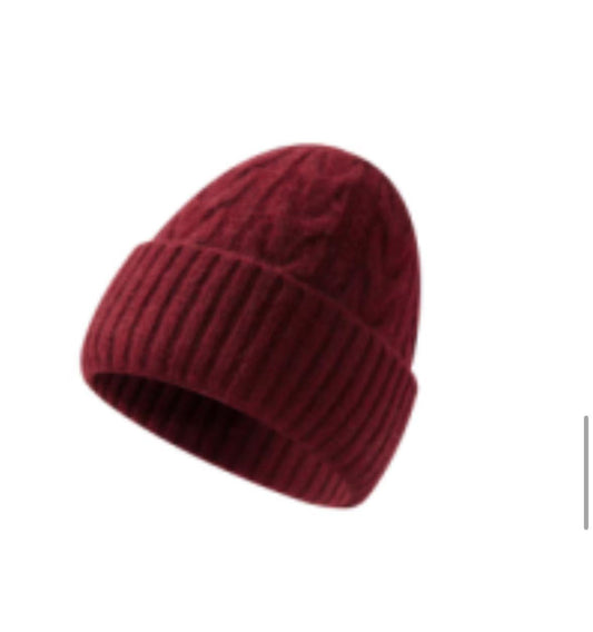 Yak Wool Beanie – Handcrafted Winter Hat, 8 Colors Available