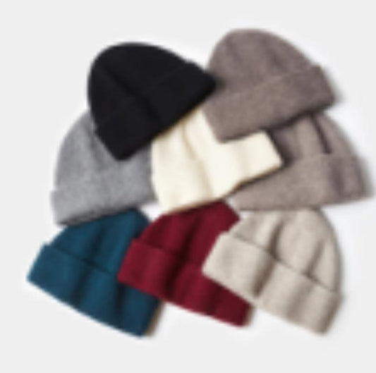 Yak Wool Beanie – Handcrafted Winter Hat, 8 Colors Available