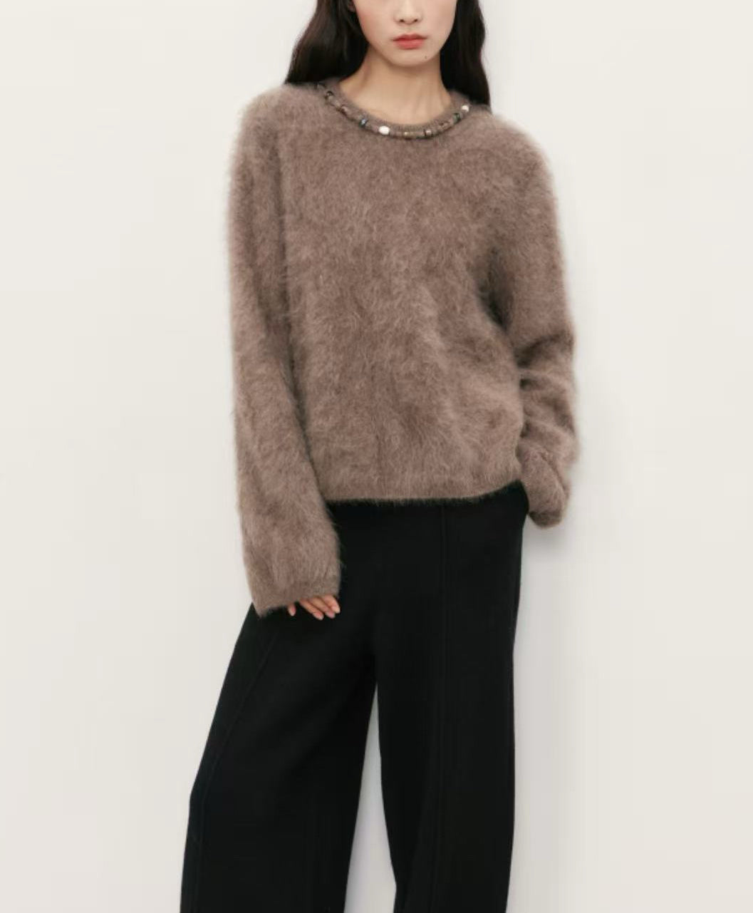 Women’s Pure Yak Wool Soft Brushed Sweater