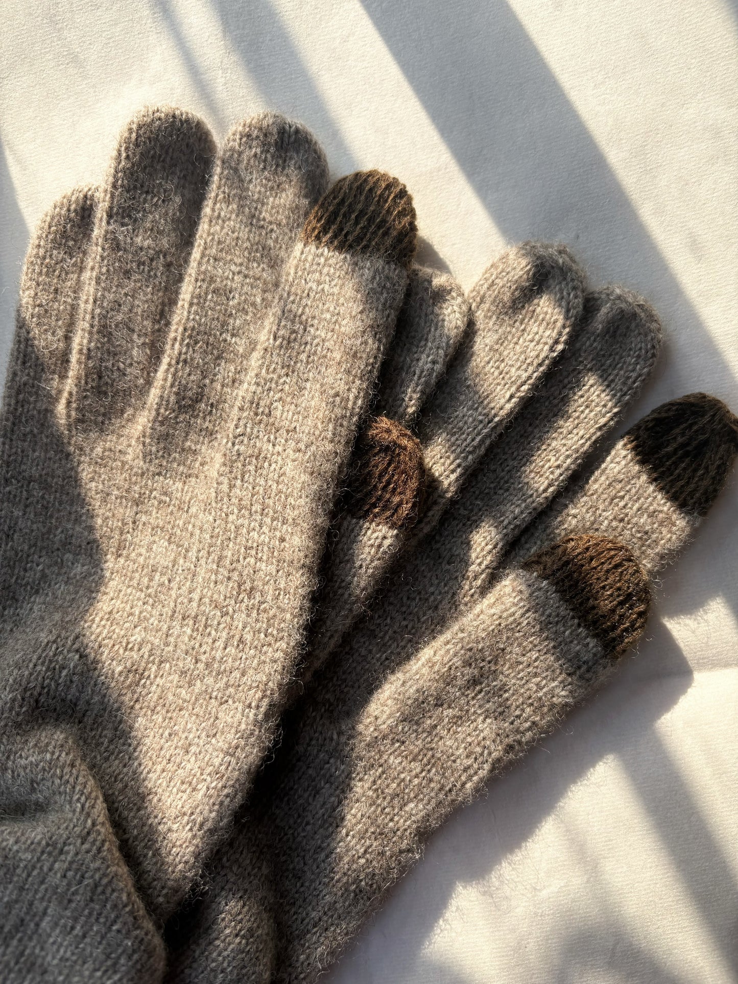 Yak Wool Gloves – Handcrafted Cozy Gloves with Touch Finger.