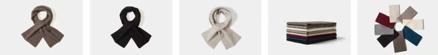 Yak Wool Neck Warmer – Soft Handcrafted Winter Scarf, 8 Colors