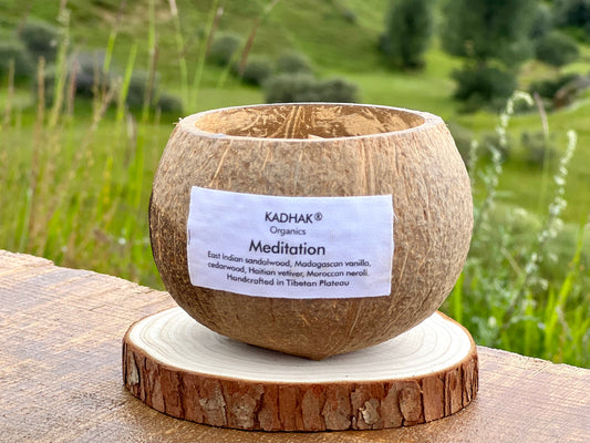 Handcrafted Tibetan Meditation Candle