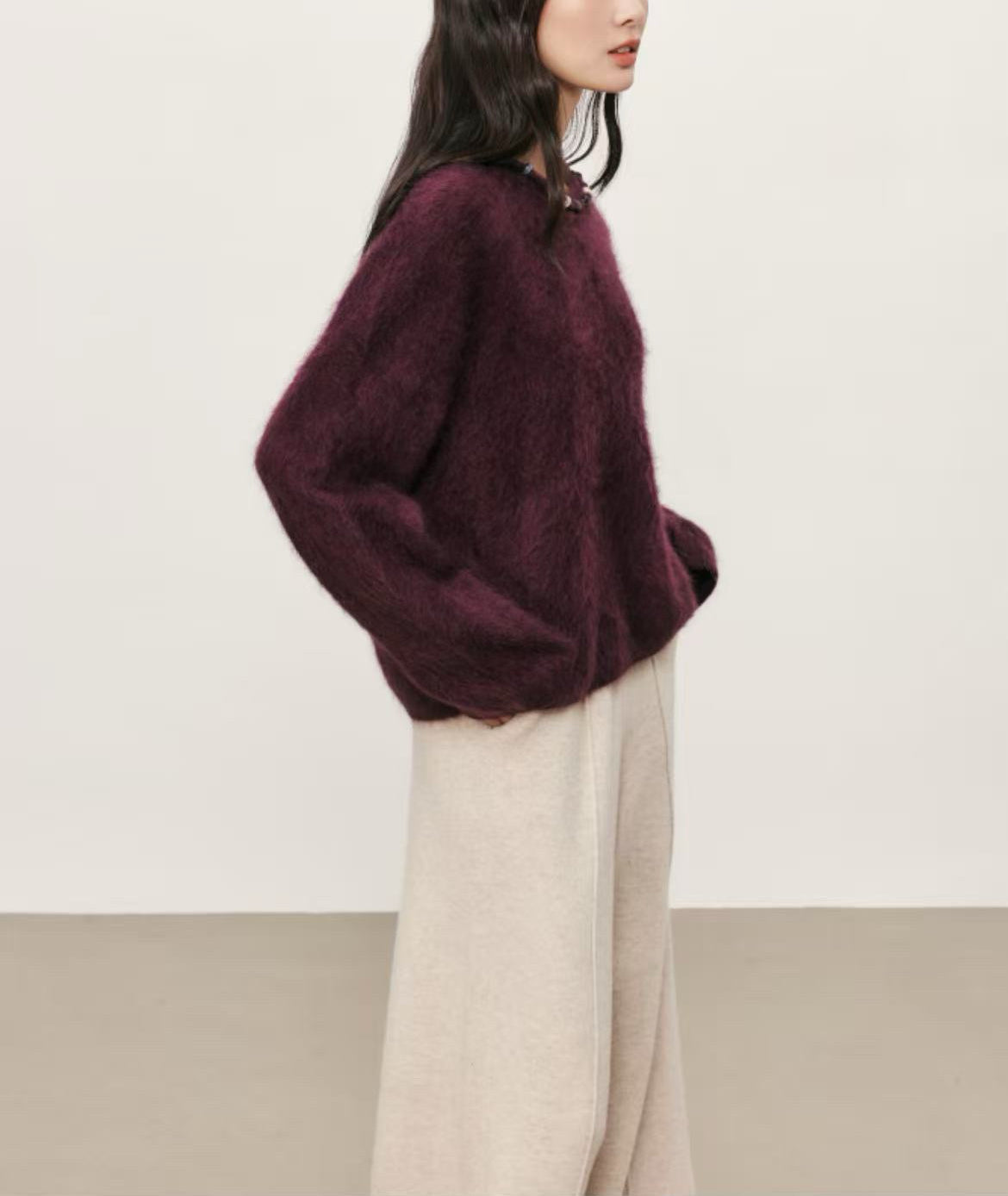 Women’s Pure Yak Wool Soft Brushed Sweater