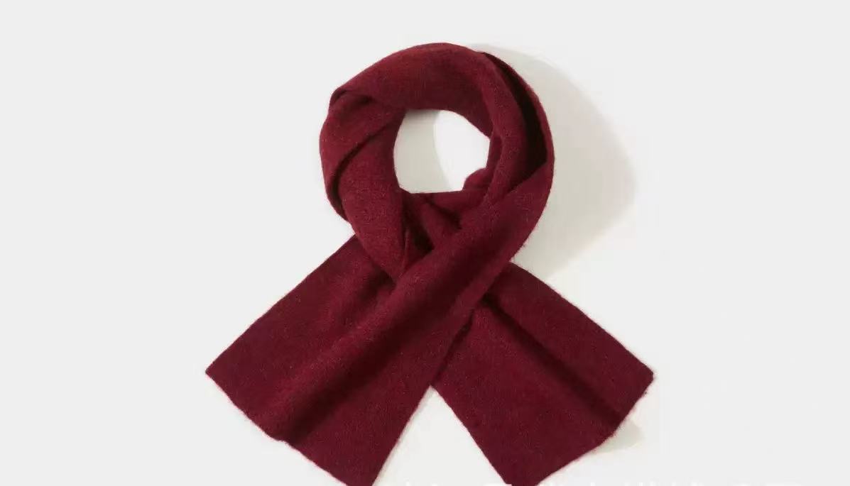 Yak Wool Neck Warmer – Soft Handcrafted Winter Scarf, 8 Colors